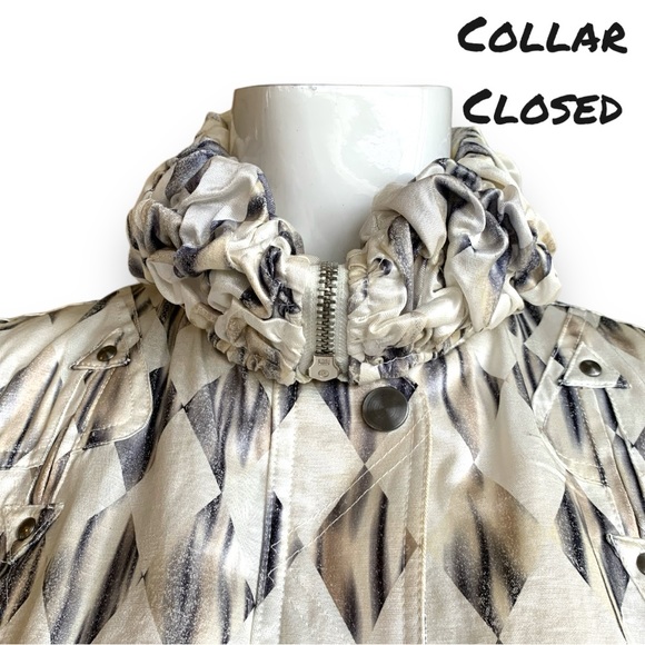 ETHYL GOLD/BLACK/WHITE ZIPPERED VEST. WOMEN’S SIZE SMALL/MEDIUM - Picture 8 of 12